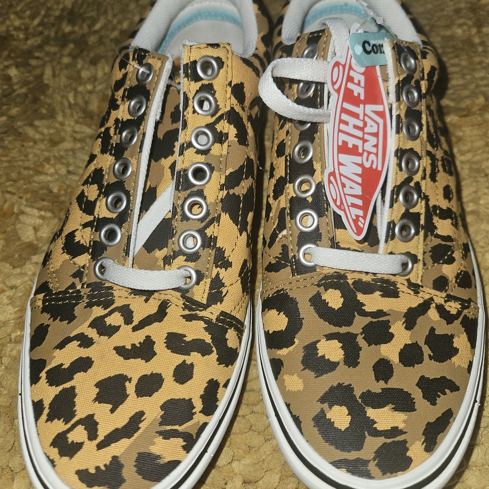 Vans Leopard Print Sneakers